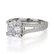 Michael M Prong Round Engagement Ring