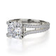 Michael M Prong Round Engagement Ring