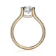 Michael M Prong Round Engagement Ring