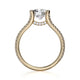 Michael M Prong Round Engagement Ring
