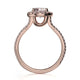 Michael M Prong Round Engagement Ring