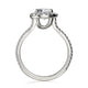 Michael M Prong Round Engagement Ring