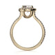 Michael M Prong Round Engagement Ring