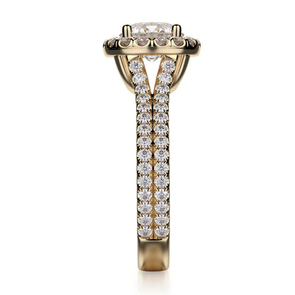 Michael M Prong Round Engagement Ring