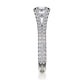 Michael M Prong Princess Engagement Ring