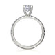 Michael M Prong Princess Engagement Ring