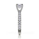Michael M Prong Princess Engagement Ring