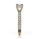 Michael M Prong Princess Engagement Ring