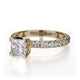 Michael M Prong Princess Engagement Ring