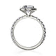 Michael M Prong Round Engagement Ring