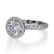 Michael M Prong Round Engagement Ring