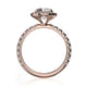 Michael M Prong Round Engagement Ring