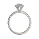 Michael M Prong Oval Engagement Ring