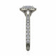 Michael M Prong Oval Engagement Ring