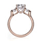 Michael M Center Stone Prong Round Engagement Ring