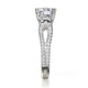 Michael M Center Stone Prong Round Engagement Ring