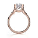 Michael M Bezel Princess Engagement Ring