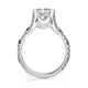 Michael M Bezel Princess Engagement Ring