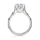 Michael M Bezel Princess Engagement Ring