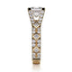 Michael M Bezel Princess Engagement Ring