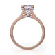 Michael M Prong Princess Engagement Ring