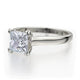Michael M Prong Princess Engagement Ring
