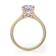 Michael M Prong Princess Engagement Ring