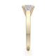 Michael M Prong Princess Engagement Ring