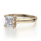 Michael M Prong Princess Engagement Ring