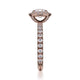 Michael M Halo Cushion Engagement Ring