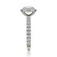 Michael M Halo Cushion Engagement Ring