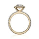 Michael M Halo Cushion Engagement Ring
