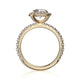 Michael M Halo Cushion Engagement Ring