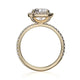 Michael M Halo Cushion Engagement Ring