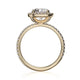 Michael M Halo Cushion Engagement Ring