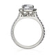 Michael M Halo Cushion Engagement Ring