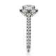Michael M Halo Cushion Engagement Ring