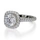 Michael M Halo Cushion Engagement Ring
