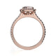 Michael M Prong Round Engagement Ring