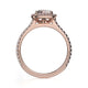 Michael M Prong Round Engagement Ring