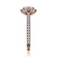 Michael M Prong Round Engagement Ring