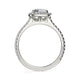 Michael M Prong Round Engagement Ring