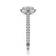 Michael M Prong Round Engagement Ring