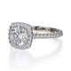 Michael M Prong Round Engagement Ring