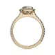 Michael M Prong Round Engagement Ring