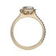 Michael M Prong Round Engagement Ring