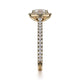 Michael M Prong Round Engagement Ring