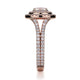 Michael M Prong Round Engagement Ring