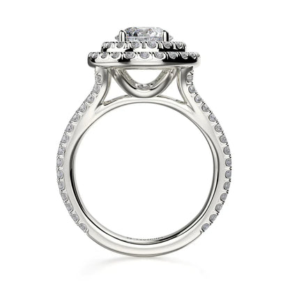 Michael M Prong Round Engagement Ring