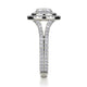 Michael M Prong Round Engagement Ring